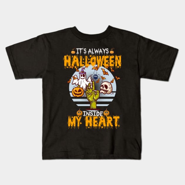 halloween Kids T-Shirt by khalid12